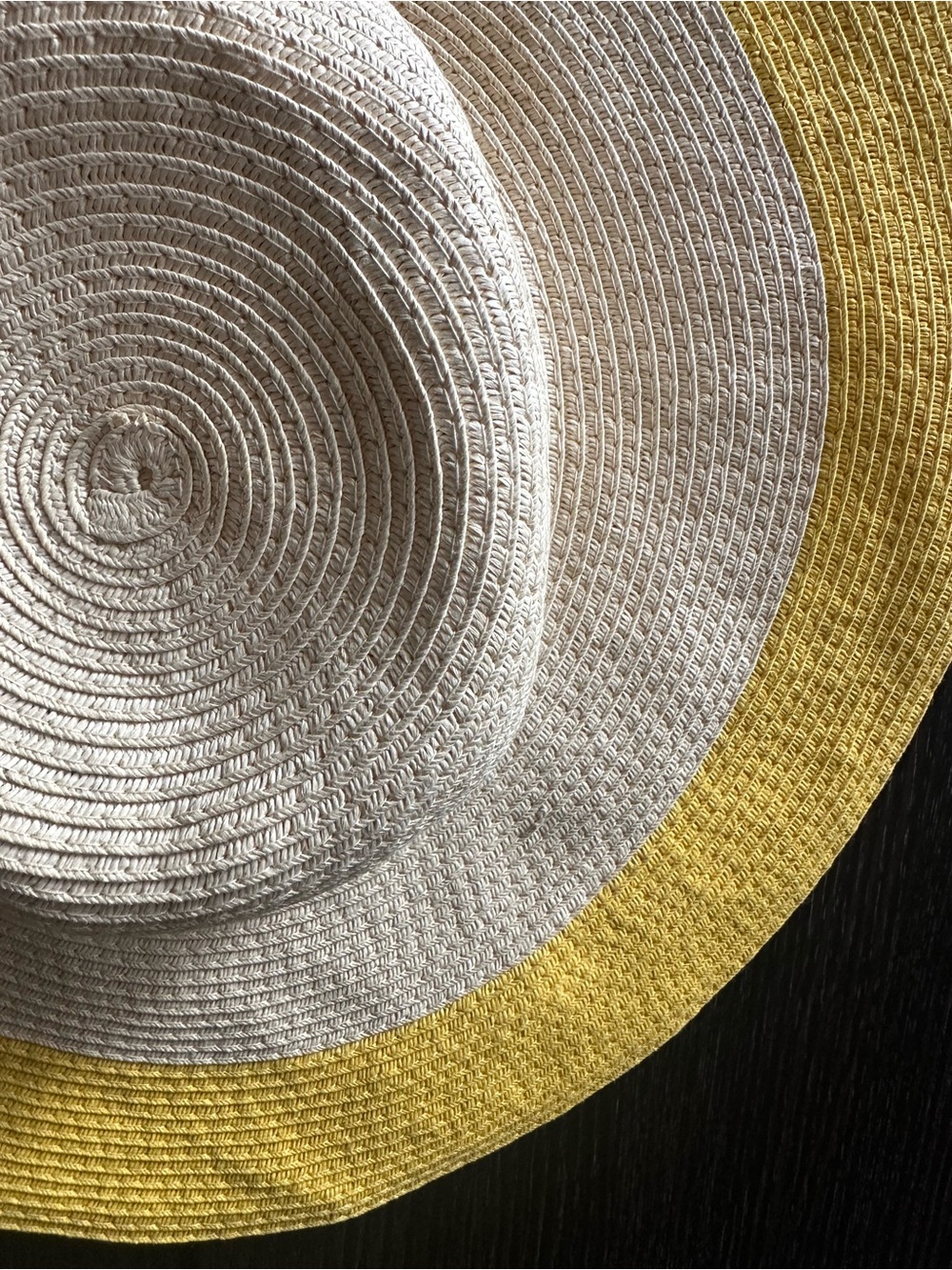 Yellow Rimmed Sunhat - Picture 5 of 7